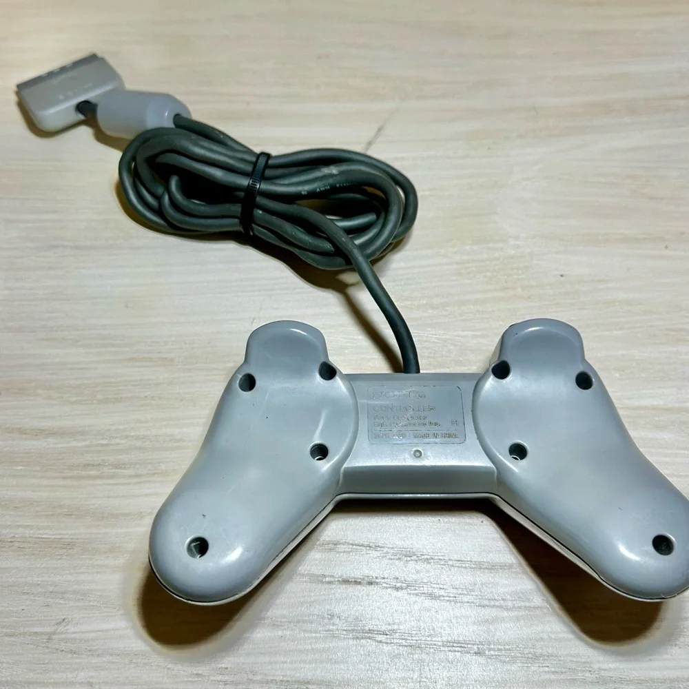 Sony PlayStation PS1 Controller SCPH 1080 Original OEM Gray UNTESTED
